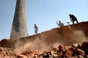 Laborer busy his routine work as the world marks 1st May as International Workers’ Day also known as Labour Day