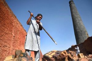 Laborer busy his routine work as the world marks 1st May as International Workers’ Day also known as Labour Day