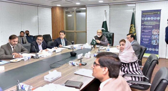 Federal Minister of Science and Technology Khalid Khan Magsi chairs 6th BoG Meeting of Pakistan Halal Authority.  Associated Press of Pakistan