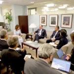Federal Minister for Finance and Revenue Senator Muhammad Aurangzeb meeting with Baroness Chapman, UK Minister of State for International Development, to discuss bilateral cooperation and development priorities