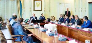 A delegation of International Trade Union Confederation calls on Prime Minister Muhammad Shehbaz Sharif.