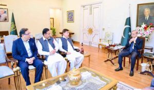 A delegation of political leaders from AJK called on Prime Minister Muhammad Shehbaz Sharif. A