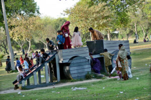 A large number of people visit the picnic spot on the 2nd day of Eid ul Fitr celebrations