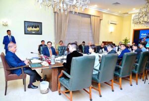 A delegation of Galaxy Space calls on Prime Minister Muhammad Shehbaz Sharif.