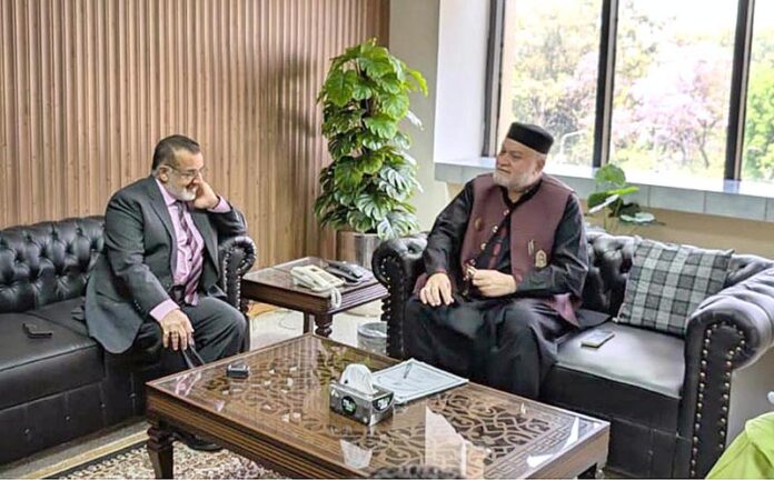 Managing Director of Pakistan Bait-ul-Mal (PBM), Senator Capt. Shaheen Khalid Butt, called on Federal Minister for Poverty Alleviation and Social Safety, Syed Imran Ahmed Shah, to discuss the organization's operations, challenges, and future plans in federal capital