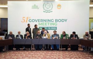 Federal Minister for Science and Technology, Khalid Khan Magsi, addressing the Inaugural Session of the 51st PEC Governing Body Meeting.
