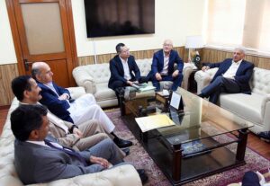 Federal Minister for National Food Security and Research, Rana Tanveer Hussain, met with Mr. Zaho Fei, Vice President of China's Donkey Industry.
