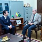 Prime Minister Muhammad Shehbaz Sharif visits the embassy of Myanmar to offer his condolences and show solidarity over the loss of lives in the recent devastating earthquake in Myanmar