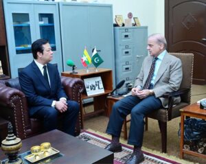 Prime Minister Muhammad Shehbaz Sharif visits the embassy of Myanmar to offer his condolences and show solidarity over the loss of lives in the recent devastating earthquake in Myanmar