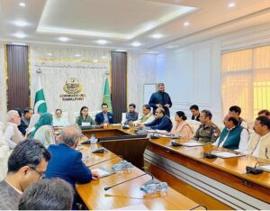 Federal Parliamentary Secretary for Information & Broadcasting Barrister Danyal Chaudhry participated in a high-level review meeting at the Commissioner Office Rawalpindi, to ensure clean water, improved sanitation, and infrastructure development across Rawalpindi division