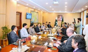 A delegation of International Finance Corporation (IFC) calls on Bilal Azhar Kayani, Minister of State for Railways