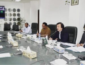 "Special Assistant to Prime Minister Haroon Akhtar Khan chairs a crucial meeting on technological advancements and industrial development with TUSDEC, discussing key projects for Pakistan's future