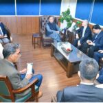 Federal Minister for Maritime Affairs, Muhammad Junaid Anwar Chaudhry meeting with a delegation of a Chinese construction company led by Mr. Wang Yaodong in federal capital