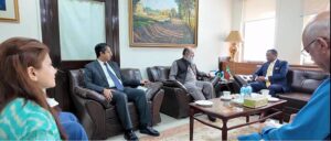Federal Minister for Commerce Jam Kamal Khan meets Ethiopian Ambassador Dr. Jemal Beker in Islamabad to review preparations for Pakistan's upcoming Single Country Exhibition in Addis Ababa - reaffirming shared commitment to deepening trade and economic ties between the two nations in federal capital.