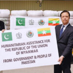 On directions of Prime Minister of Pakistan, NDMA held the sending off ceremony of emergency relief aid for earthquake hit Myanmar at Islamabad International Airport