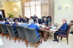 Prime Minister Muhammad Shehbaz Sharif chairs a meeting regarding Jinnah Medical Complex & Research Center Project.