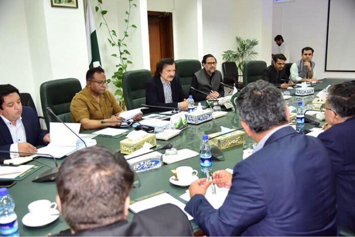 Consultative Meeting on National Tractor Policy chaired by Special Assistant to the Prime Minister Haroon Akhtar Khan