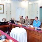 Prime Minister Muhammad Shehbaz Sharif chairing a meeting of the National Security Committee