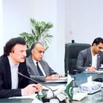 Special Assistant to the Prime Minister, Mr. Haroon Akhtar Khan, chairs a meeting with representatives of the Furniture Manufacturers Association at the Ministry of Industries and Production in federal capital