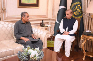 Interior Minister Mohsin Raza Naqvi calls on Prime Minister Muhammad Shehbaz Sharif