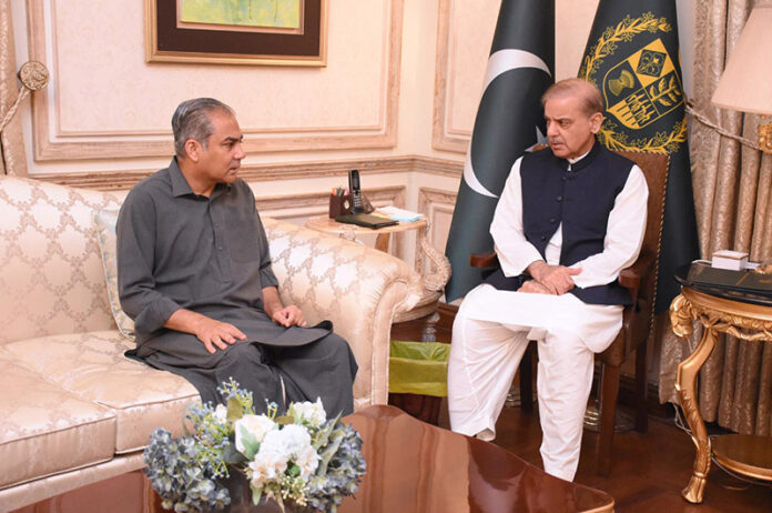 Interior Minister Mohsin Raza Naqvi calls on Prime Minister Muhammad Shehbaz Sharif
