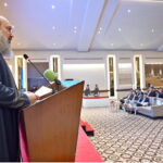 Federal Minister for Commerce Mr. Jam Kamal Khan meeting with Minister of Transport of the Republic of Kazakhstan Mr. Marat Karabayev at local hotel