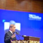 Prime Minister Muhammad Shehbaz Sharif addresses the Digital Foreign Direct Investment Forum