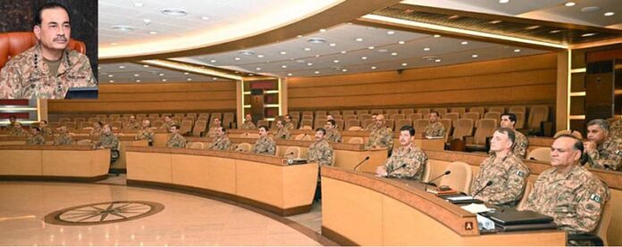 Chief of Army Staff (COAS), General Syed Asim Munir, NI (M), chaired the 268th Corps Commanders’ Conference (CCC) at the General Headquarters (GHQ)