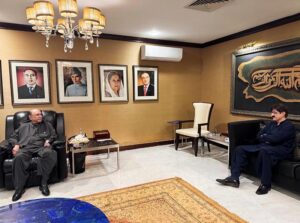 Chief Minister Sindh Syed Murad Ali Shah called on President Asif Ali Zardari at Bilawal House