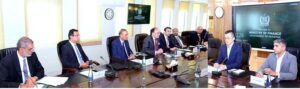 Federal Minister for Finance and Revenue, Senator Muhammad Aurangzeb, chairs a high-level meeting with Binance Founder Changpeng Zhao (CZ), marking his appointment as Strategic Advisor to the Pakistan Crypto Council.