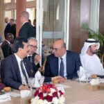 Chairman Senate of Pakistan, Syed Yousuf Raza Gillani and his delegation attended a lunch hosted by the President of the House of Councilors of Morocco, Mohamed Ould Rachid in honor of delegates from 31 countries participating in the South-South Parliamentary Dialogue Forum in Rabat