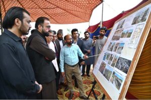 Federal Minister for Overseas Pakistan, Chaudhry Salik Hussain inaugurates Electricity supply service to Workers Welfare Fund Labour Complex Zone-V Islamabad.