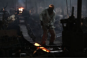 Labourers work at an iron factory in industrial area as world celebrate the International Labor Day. A celebration all over the global to pay tribute to those who laid down their lives in Chicago in 1886 for the rights of laborers with the theme of Uniting Workers for Social and Economic Advancement. It was in 1972 when Pakistan,s first labor policy was devised and May 1st was officially declared as a holiday. Pakistan,s labor constitutes without doubt the most miserable community in the country. Labor Day is an annual holiday celebrated all over the world on May 01 that resulted from efforts of the labor union movement, to celebrate the economic and social achievements of workers