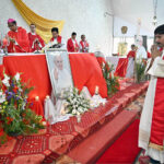 A special prayer ceremony organized for the soul of the Pope of France Khatun Fatima Church F 8/4 in federal capital