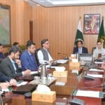 Federal minister for railways Muhammad Hanif Abbasi in an important meeting along with senior minister from Punjab, Maryam Aurangzeb