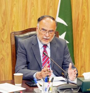 Federal Minister for Planning, Development & Special Initiatives, Ahsan Iqbal chairing a high-level meeting to discuss the Asian Development Bank’s (ADB) new Country Partnership Strategy (CPS) 2026–2035 for Pakistan. The ADB delegation was led by Country Director Emma Fan