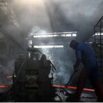 Labourers work at an iron factory in industrial area as world celebrate the International Labor Day. A celebration all over the global to pay tribute to those who laid down their lives in Chicago in 1886 for the rights of laborers with the theme of Uniting Workers for Social and Economic Advancement. It was in 1972 when Pakistan,s first labor policy was devised and May 1st was officially declared as a holiday. Pakistan,s labor constitutes without doubt the most miserable community in the country. Labor Day is an annual holiday celebrated all over the world on May 01 that resulted from efforts of the labor union movement, to celebrate the economic and social achievements of workers
