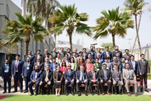 Consul General, Russian Federation in Karachi Mr. Andrey Viktorovich Fedorov along with DG NIPA Karachi Dr. Saif ur Rehman addressing the participants of 37th Senior Management Course and 43rd Mid career Management Course for the topic of the "End of the World War 2 and the Emergence of New World Order" at NIPA