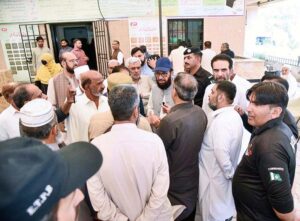 Federal Minister for Religious Affairs and Inter-Faith Harmony, Sardar Muhammad Yousaf visiting Haji Camp Islamabad to review hajj preparations.