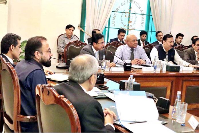 Federal Minister for Overseas Pakistanis and Human Resource Development, Chaudhry Salik Hussain chairs meeting to review Overseas Pakistanis Convention preparations