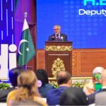 Deputy Prime Minister and Foreign Minister, Senator Mohammad Ishaq Dar, delivering remarks as Chief Guest, at the Digital Foreign Direct Investment Forum (DFDI)