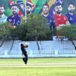 Multan Sultans' captain, Mohammad Rizwan, leads the way in training session for HBL PSL X at the Hanif Mohammad High-Performance Centre, National Bank Stadium