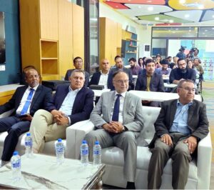 Federal Minister for Planning Ahsan Iqbal interacted with businessmen at Pakistan Business Council