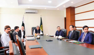 A meeting was held under the chairmanship of the Federal Minister for Law and Justice with officials from NADRA and representatives of the Khyber Pakhtunkhwa and Punjab Bar Councils.
