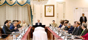 A delegation of Azerbaijan led by H.E Mikayil Jabbarov, Azerbaijan's Minister for Economy calls on Prime Minister Muhammad Shehbaz Sharif.