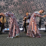Artists performing a cultural show organized by the Embassy of Uzbekistan in Pakistan and the Tourism Committee of Uzbekistan during the "Uzbekistan Tourism Roadshow-2025" at a local hotel