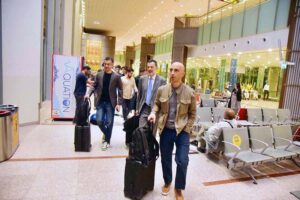Foreign delegates arrive at Islamabad Airport ahead of the Digital Foreign Direct Investment Conference