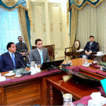 A delegation of Pakistan People’s Party calls on Prime Minister Muhammad Shehbaz Sharif