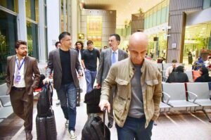 Foreign delegates arrive at Islamabad Airport ahead of the Digital Foreign Direct Investment Conference