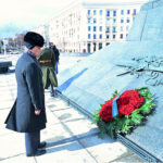 Prime Minister Muhammad Shehbaz Sharif lays floral wreath at Victory Monument
